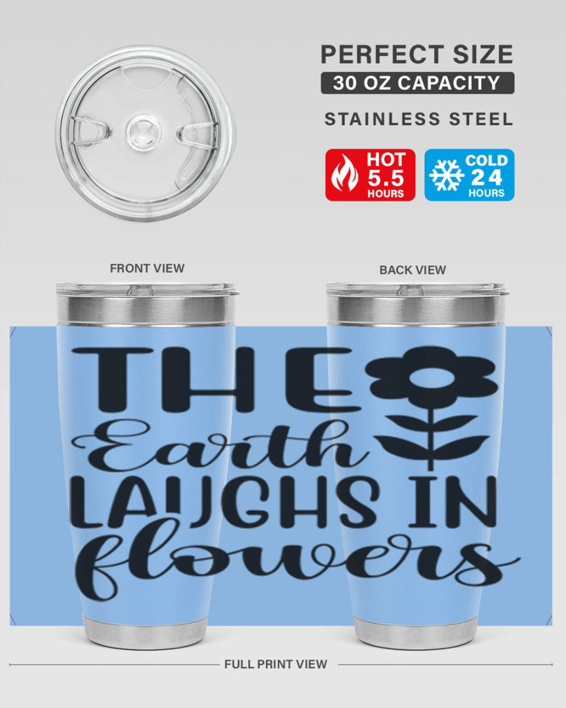 The earth laughs in flowers 548#- spring- Tumbler