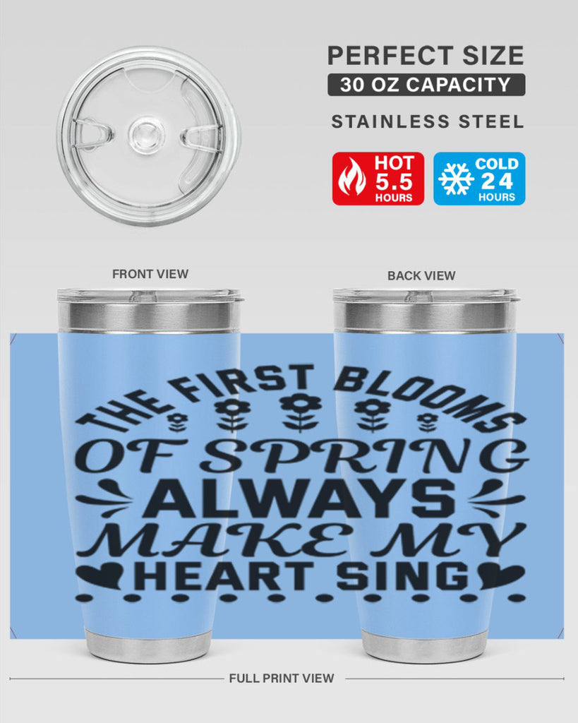 The first blooms of spring 549#- spring- Tumbler