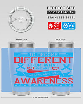 To become different from what we are we must have some awareness of what we are Style 11#- self awareness- Tumbler