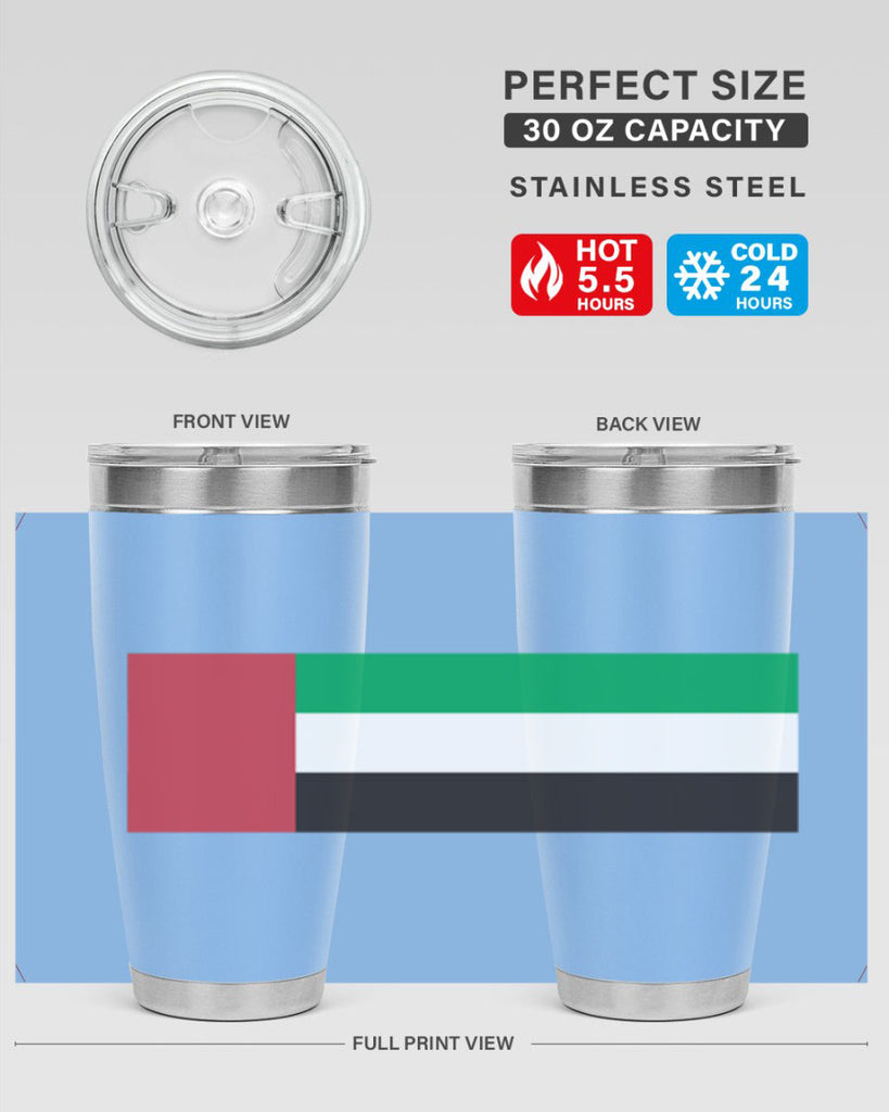 United Arab Emirates 12#- world flags- Tumbler