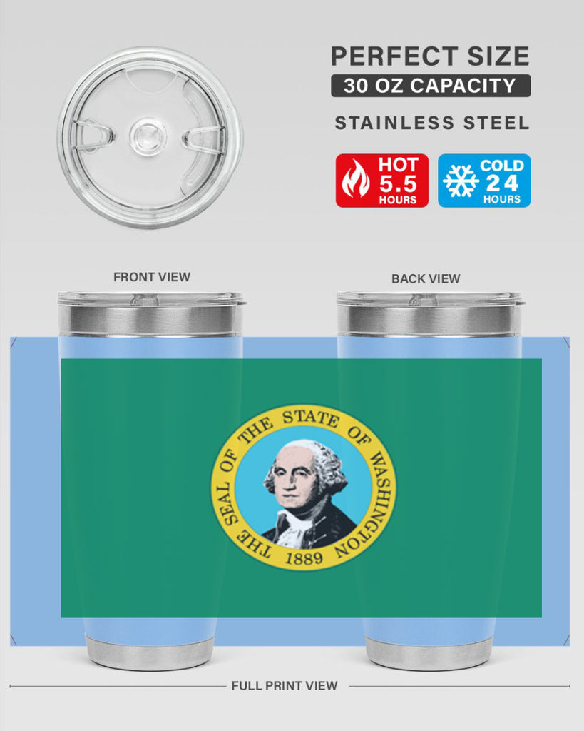 Washington 4#- stateflags- Tumbler