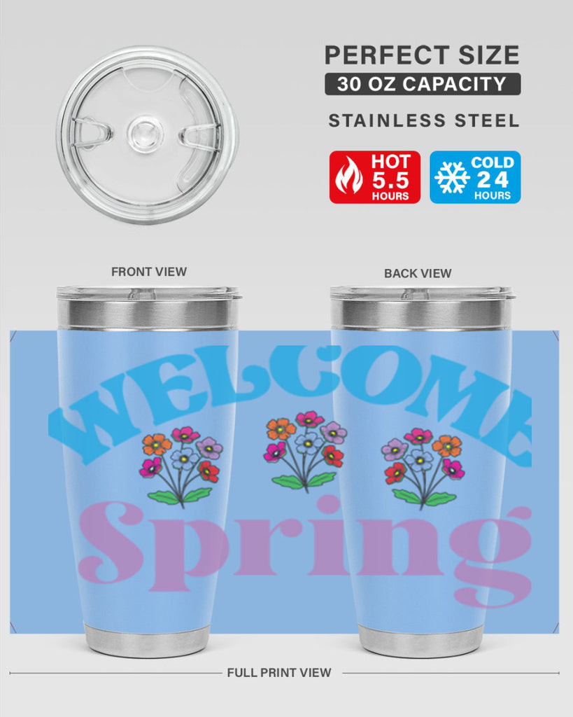 Welcome Spring  600#- spring- Tumbler
