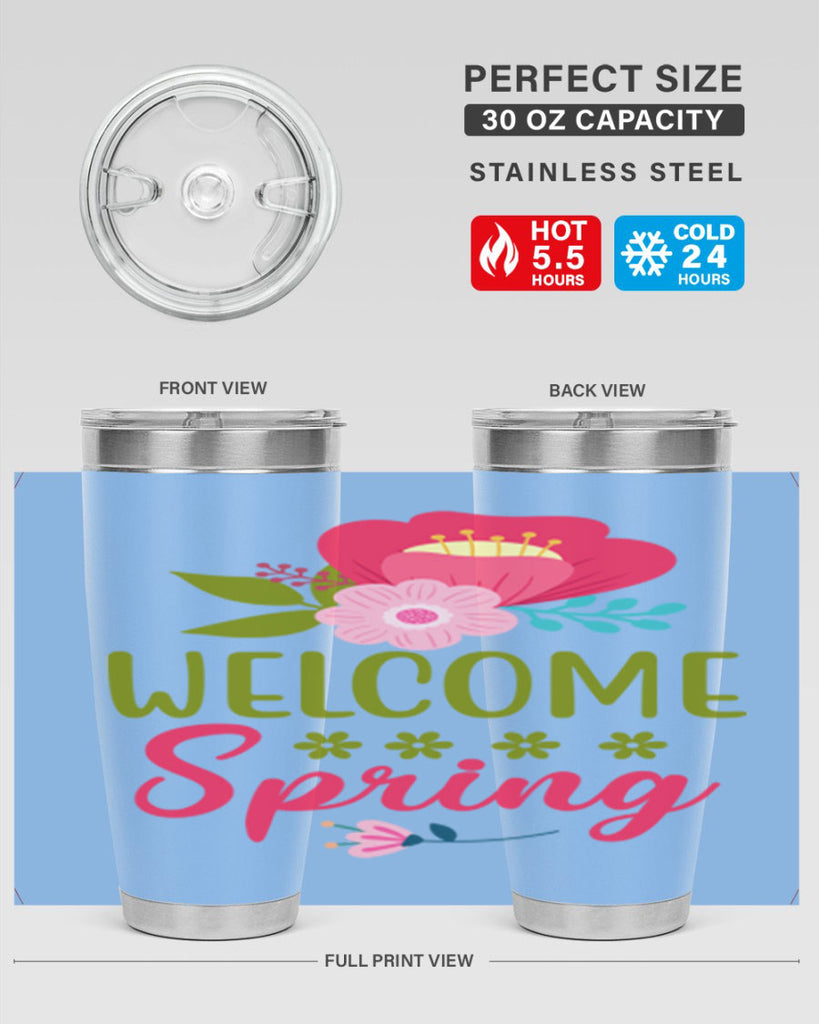 Welcome Spring 582#- spring- Tumbler