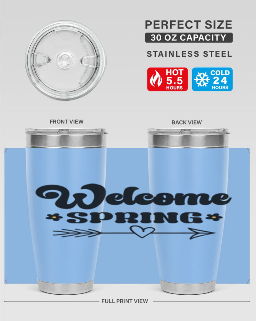 Welcome spring  596#- spring- Tumbler