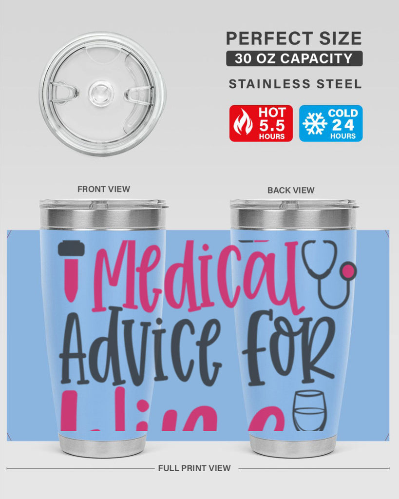 Will Trade Medical Advice for Wine Style 344#- nurse- tumbler