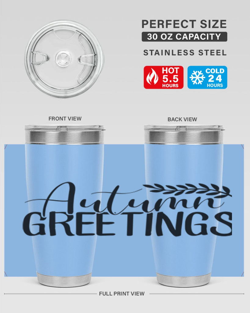 autumn greetings 13#- fall- Tumbler