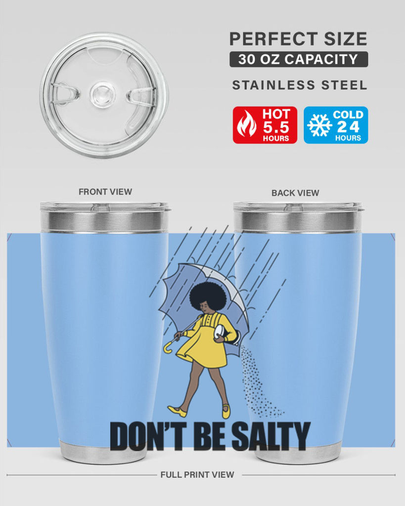 dont be salty 169#- black words phrases- Cotton Tank