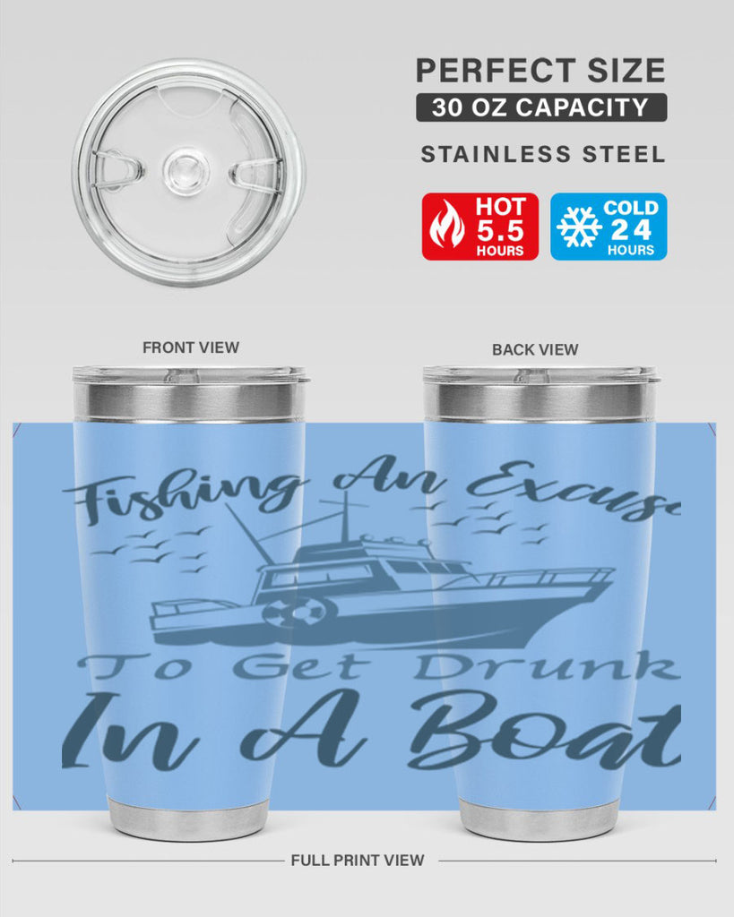 fishing an excuse 152#- fishing- Tumbler