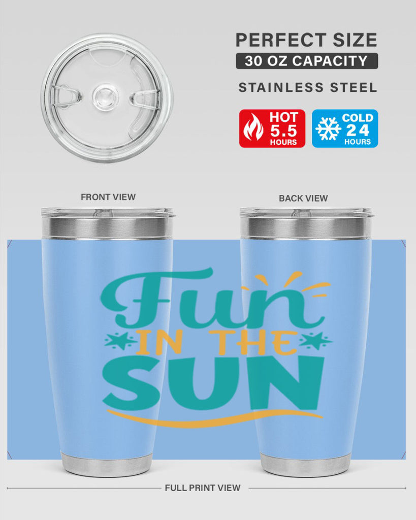 fun in the sun Style 103#- summer- Tumbler