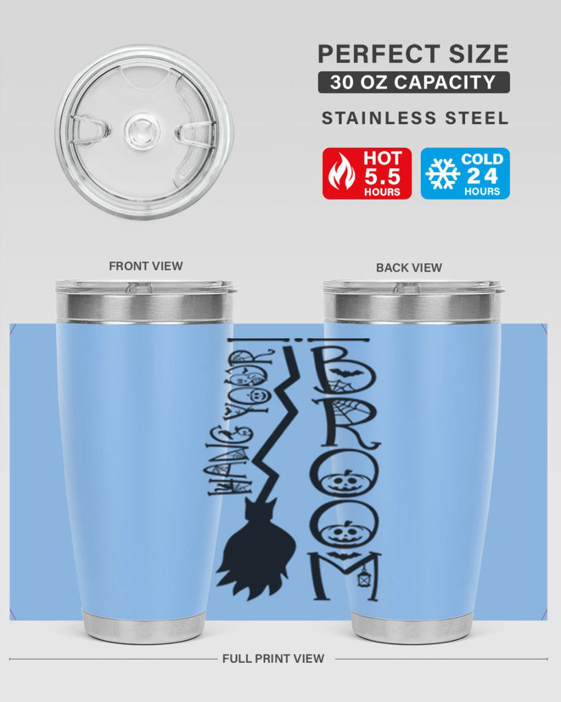 hang your broom 70#- halloween- Tumbler