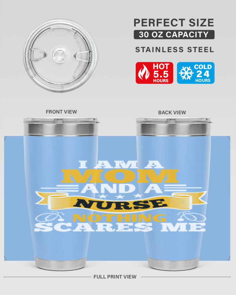 i am amom and a nurse Style 396#- nurse- tumbler