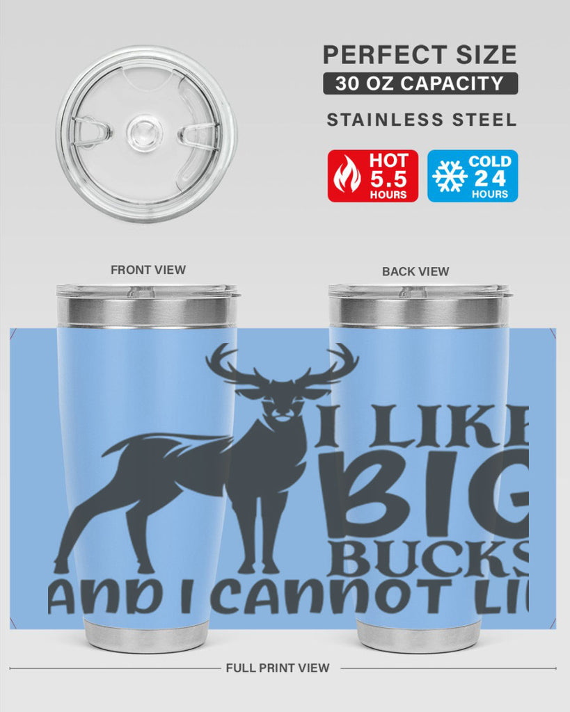 i like big bucks and i cannot lie 8#- hunting- Tumbler
