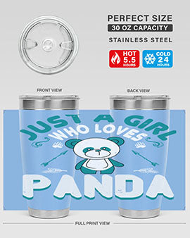 just a girl who loves panda 21#- Bears- Tumbler