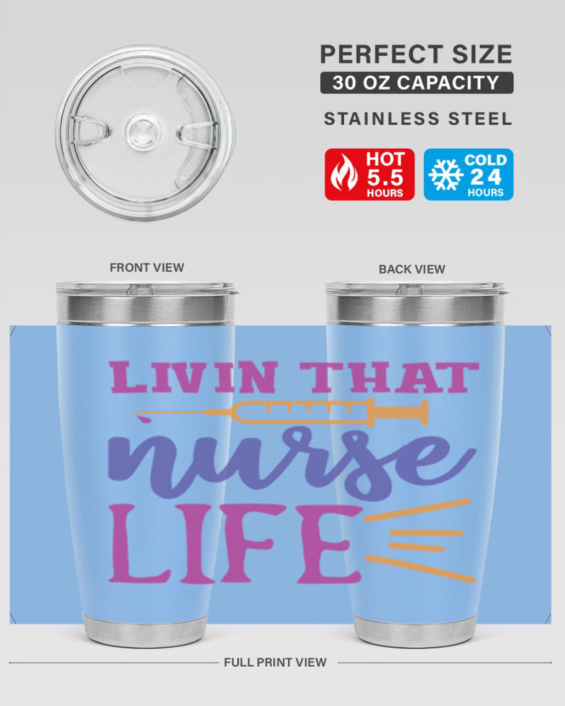 livin that nurse life Style Style 138#- nurse- tumbler