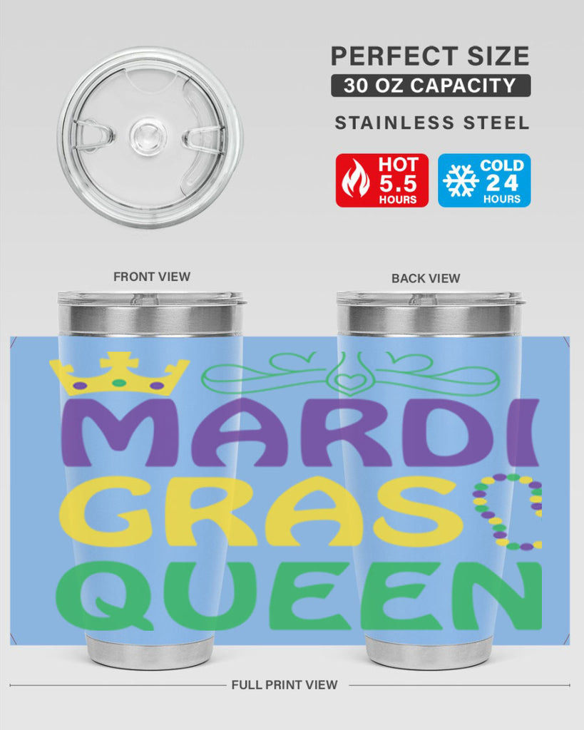 mardi gras queen 8#- mardi gras- Tumbler