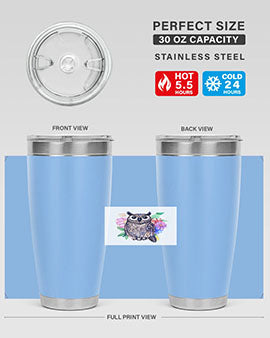 owl 3#- owl- Tumblers