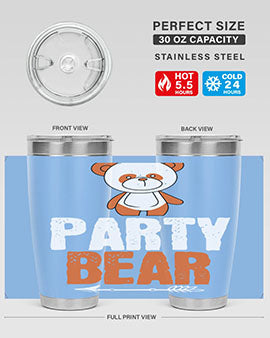 party bear 25#- Bears- Tumbler