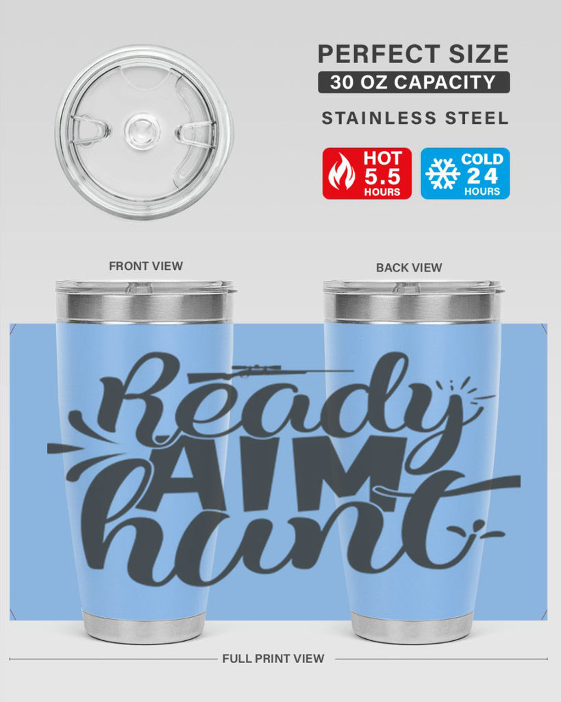 ready aim hunt 4#- hunting- Tumbler