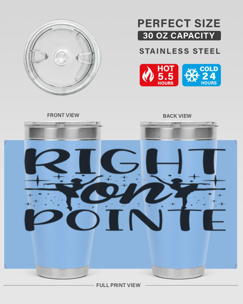 right on pointe78#- ballet- Tumbler