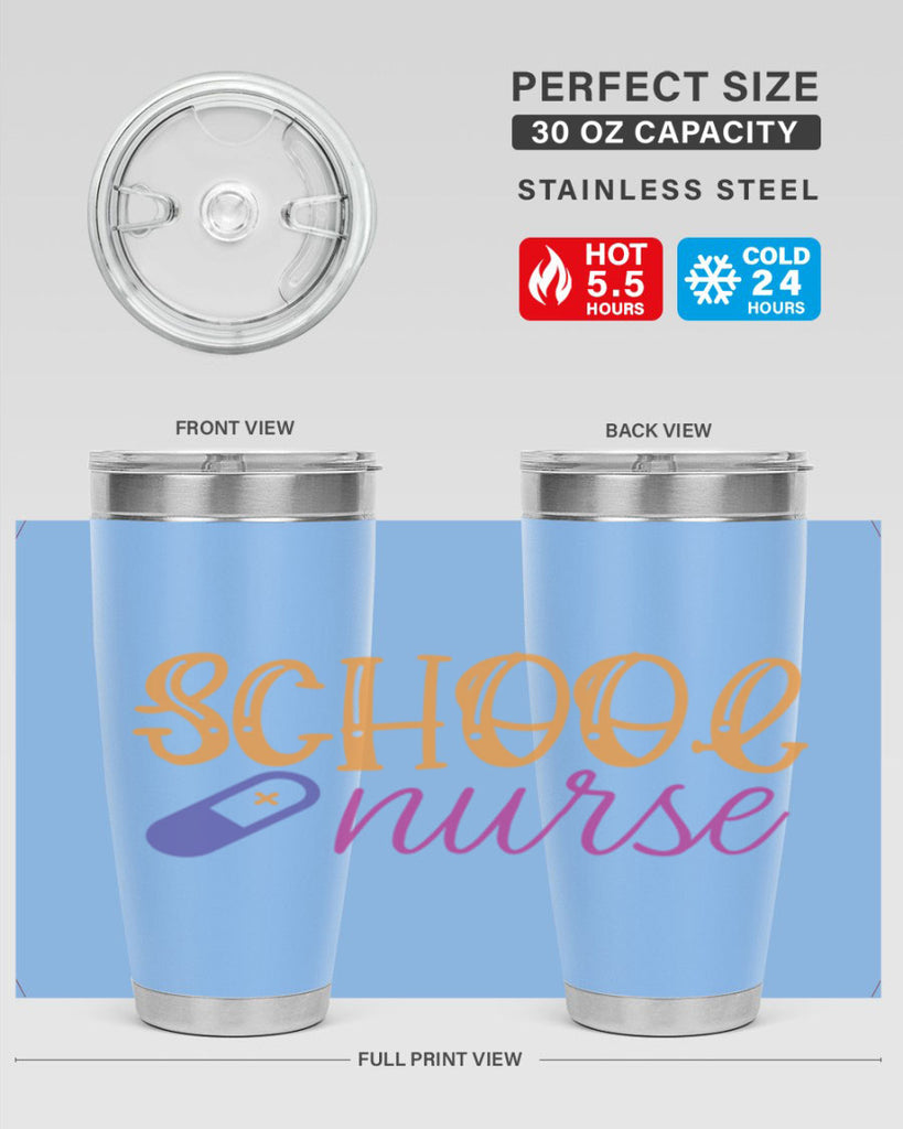 school nurse Style Style 48#- nurse- tumbler