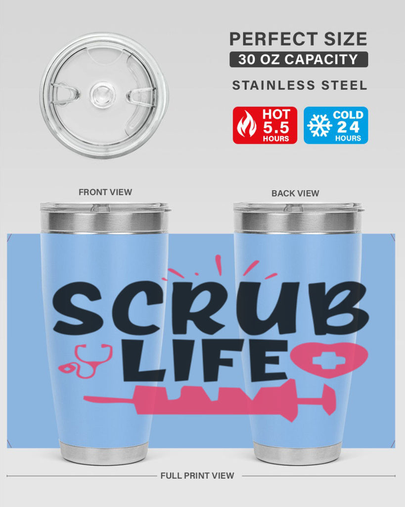 scrub life Style Style 44#- nurse- tumbler