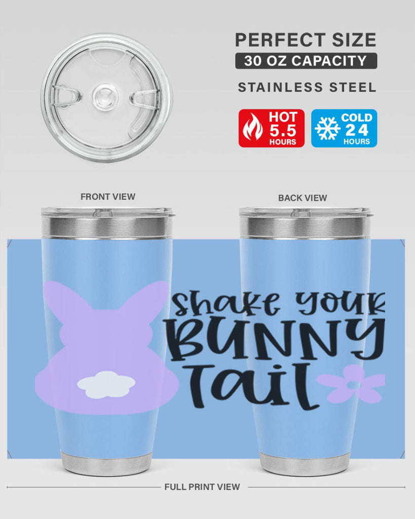 shake your bunny tail 12#- easter- Tumbler
