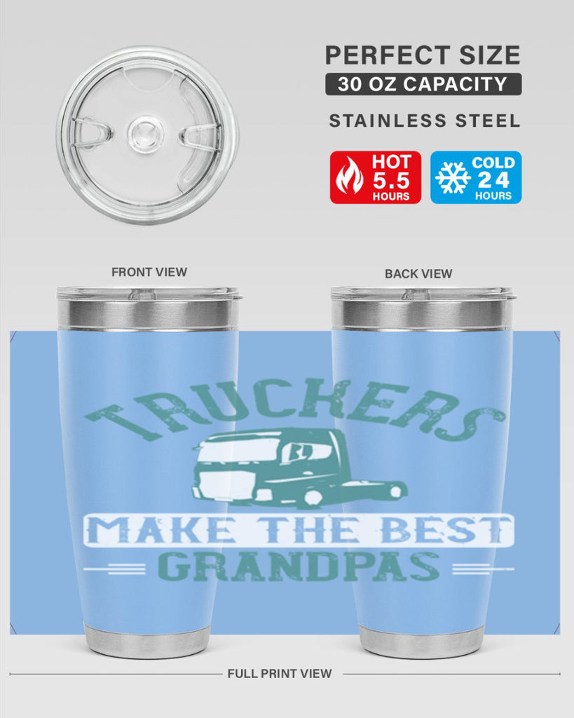 truckers make the best grandpas Style 12#- truck driver- tumbler