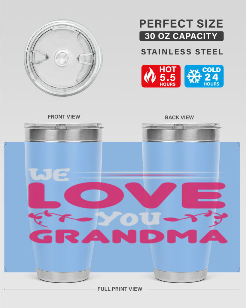 we love you grandma 27#- mom- Tumbler