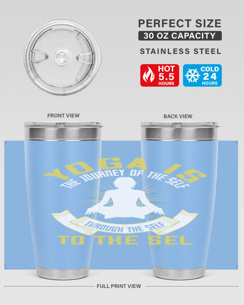 yoga is the journey of the self through the self to the sel 20#- yoga- Tumbler