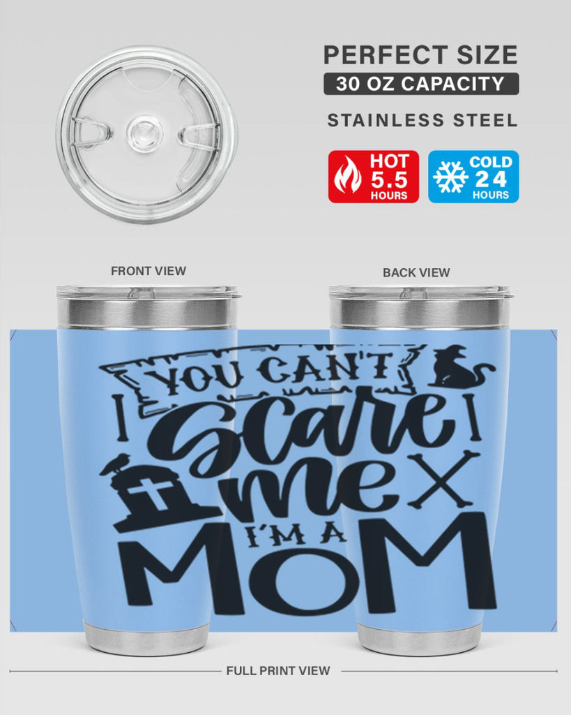 you cant scare me im a mom 1#- halloween- Tumbler