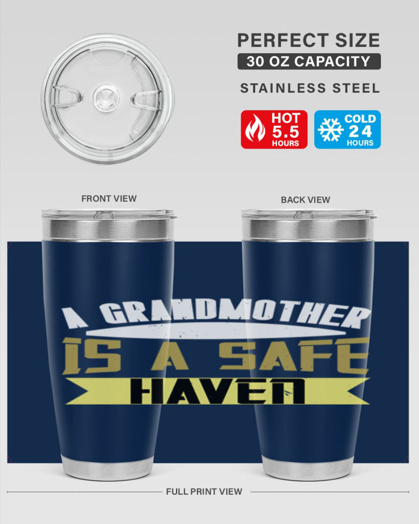 A Grandmother is a safe 41#- grandma - nana- Tumbler