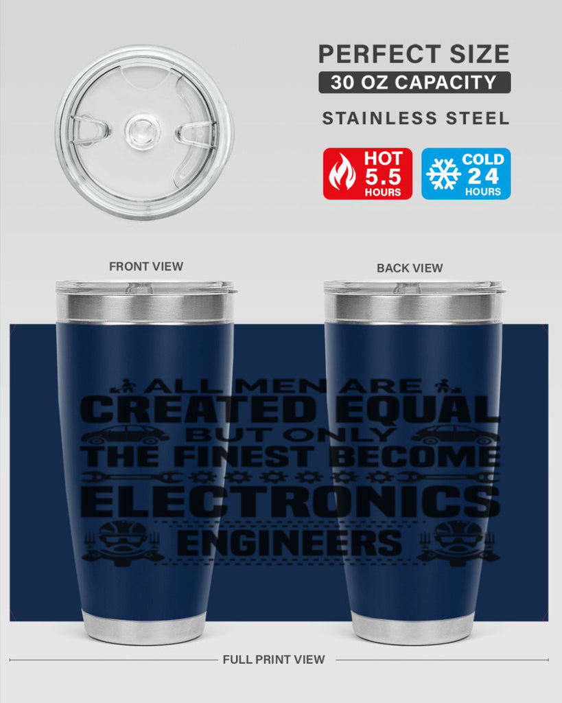 All men are created Style 21#- engineer- tumbler