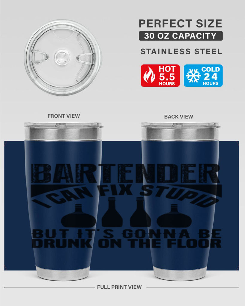 Bartender I can fix Style 9#- bartender- tumbler