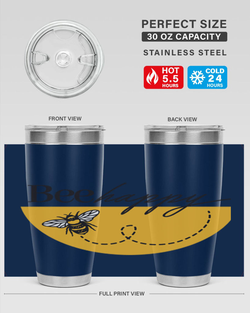 Bee Happy30#- spring- Tumbler