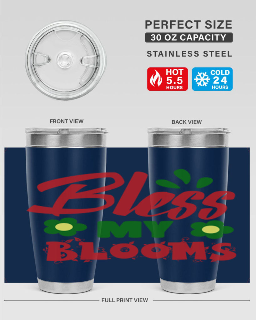 Bless My Blooms 61#- spring- Tumbler
