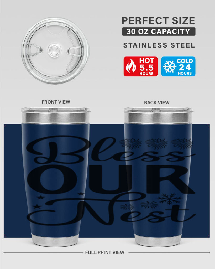 Bless Our Nest 51#- spring- Tumbler