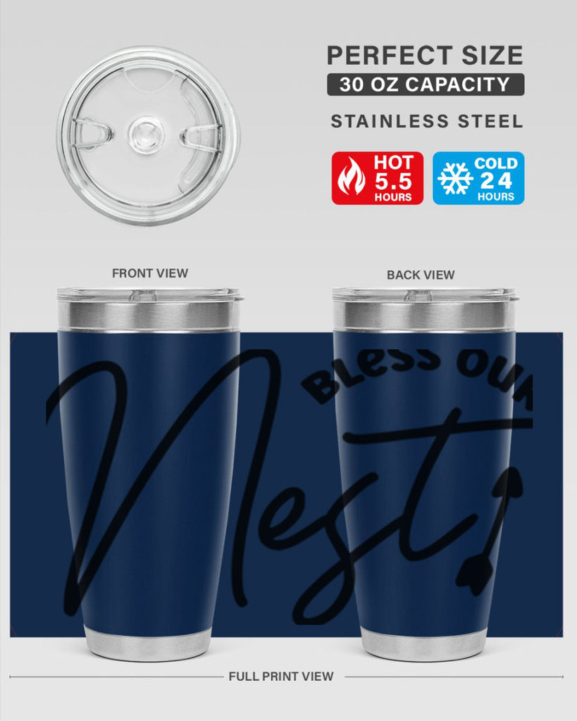 Bless Our Nest55#- spring- Tumbler