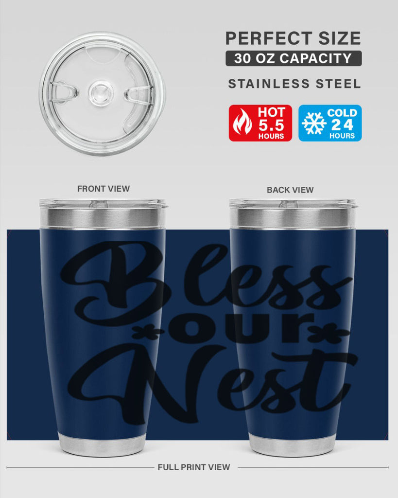 Bless our nest  design 70#- spring- Tumbler