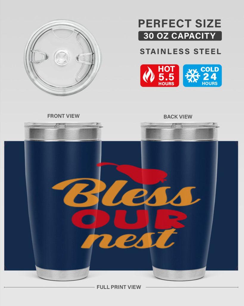Bless our nest 53#- spring- Tumbler