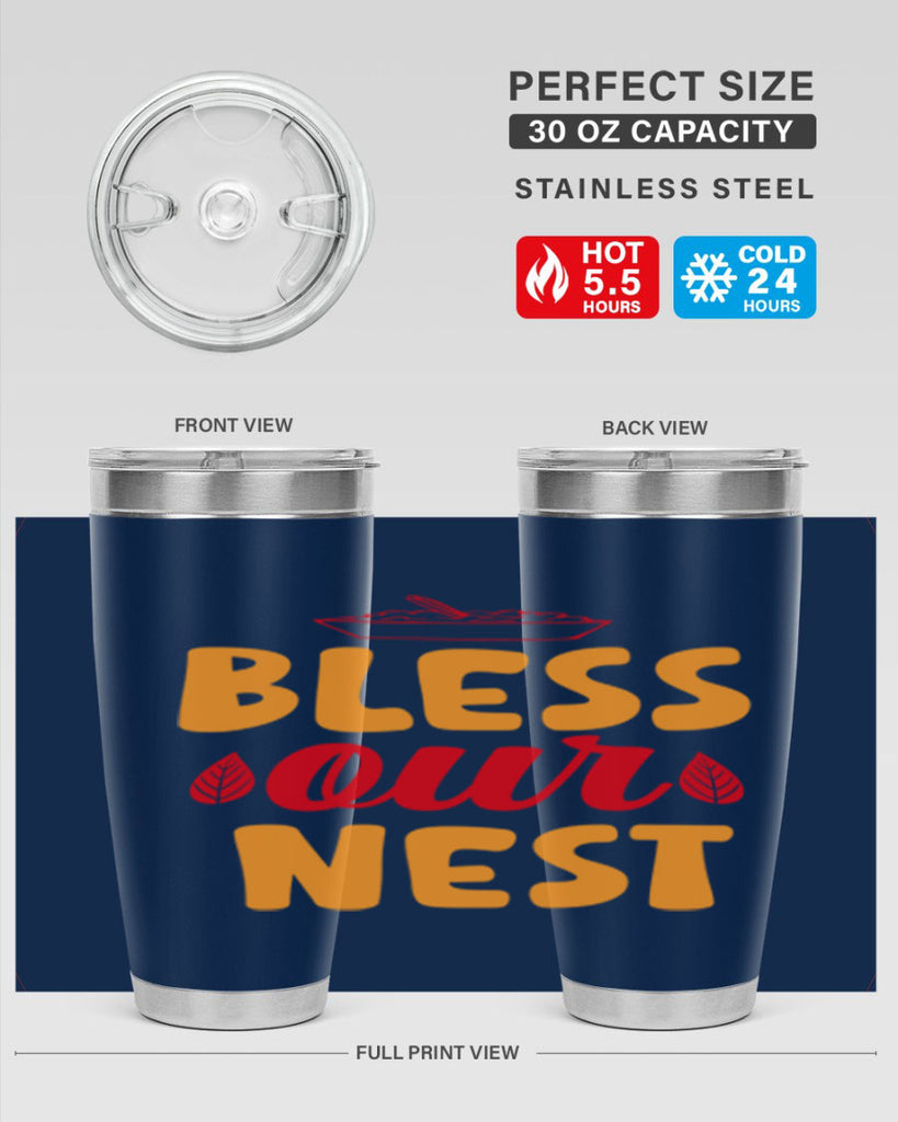 Bless our nest 54#- spring- Tumbler