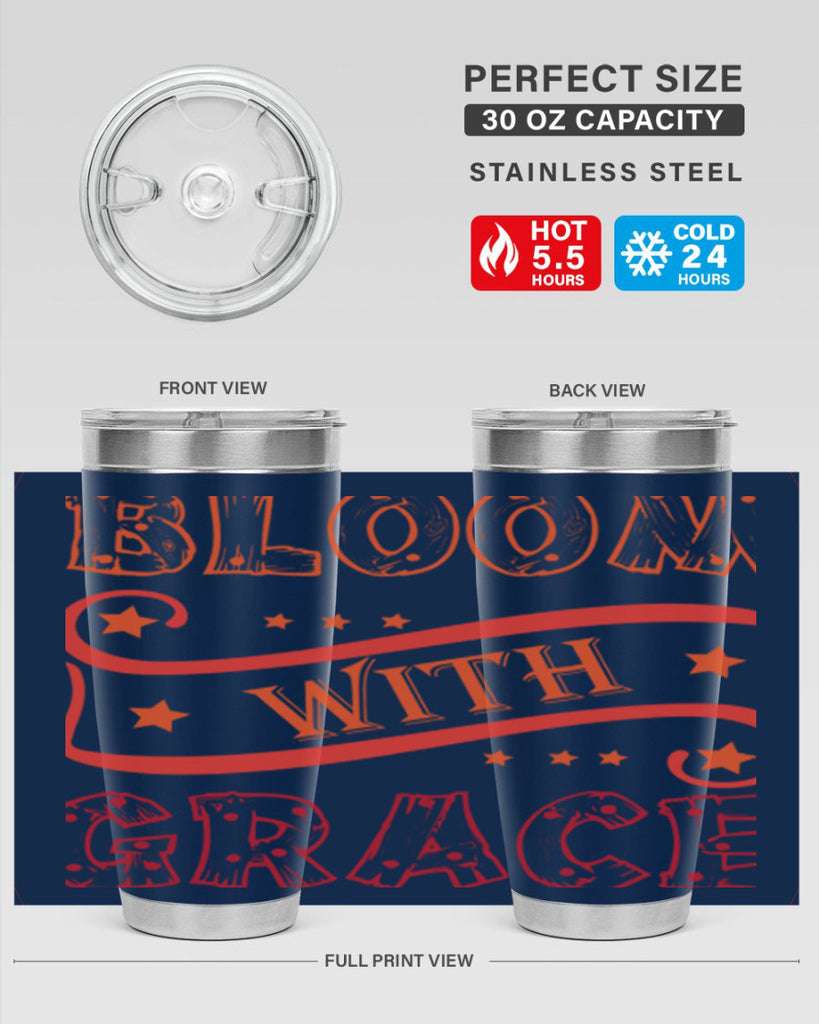 Bloom with grace  89#- spring- Tumbler