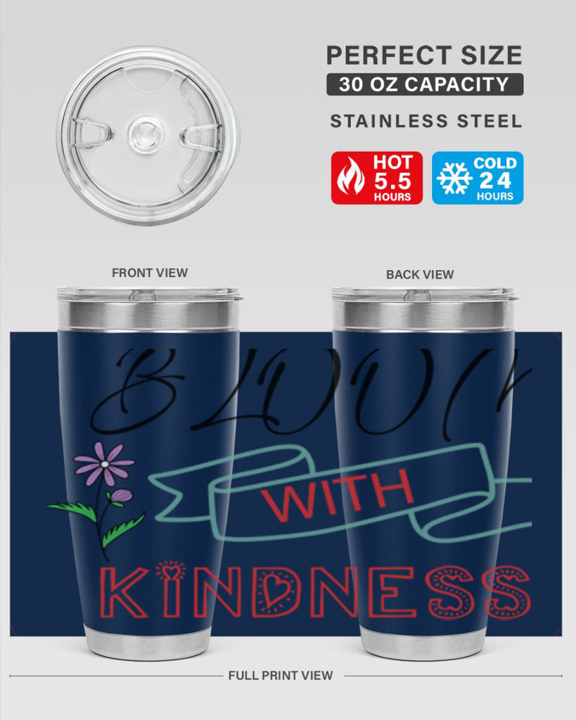 Bloom with kindness  91#- spring- Tumbler