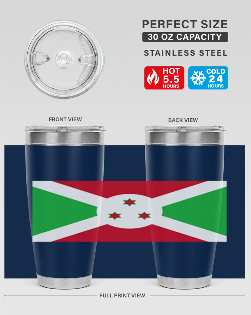 Burundi 170#- world flags- Tumbler