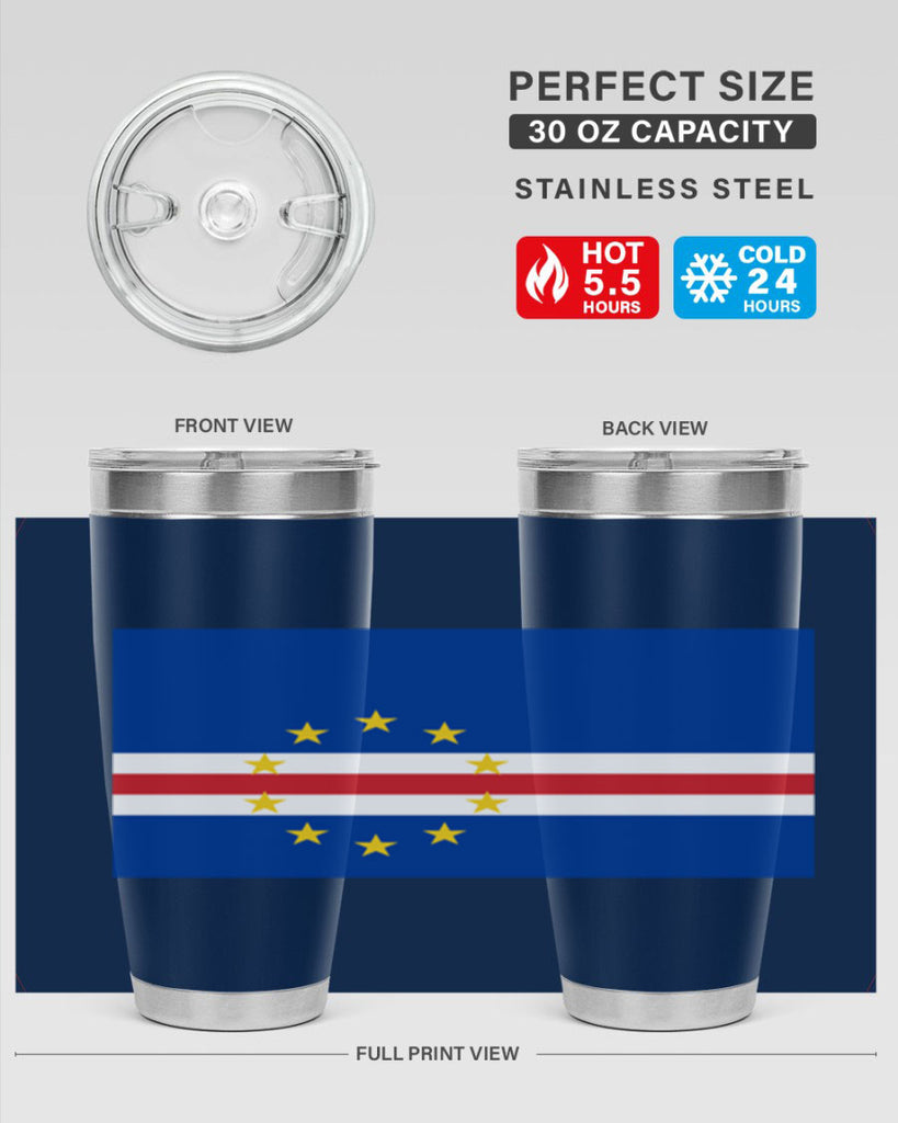 Cabo Verde 169#- world flags- Tumbler