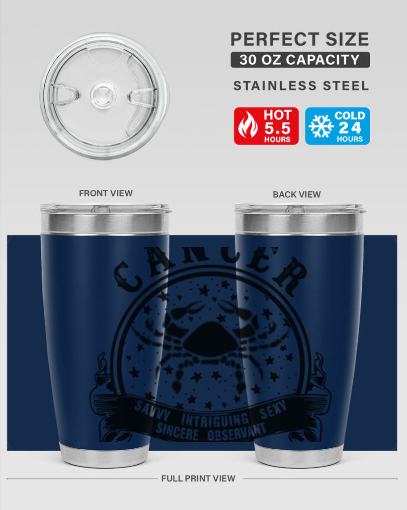 Cancer 13#- zodiac- Tumbler