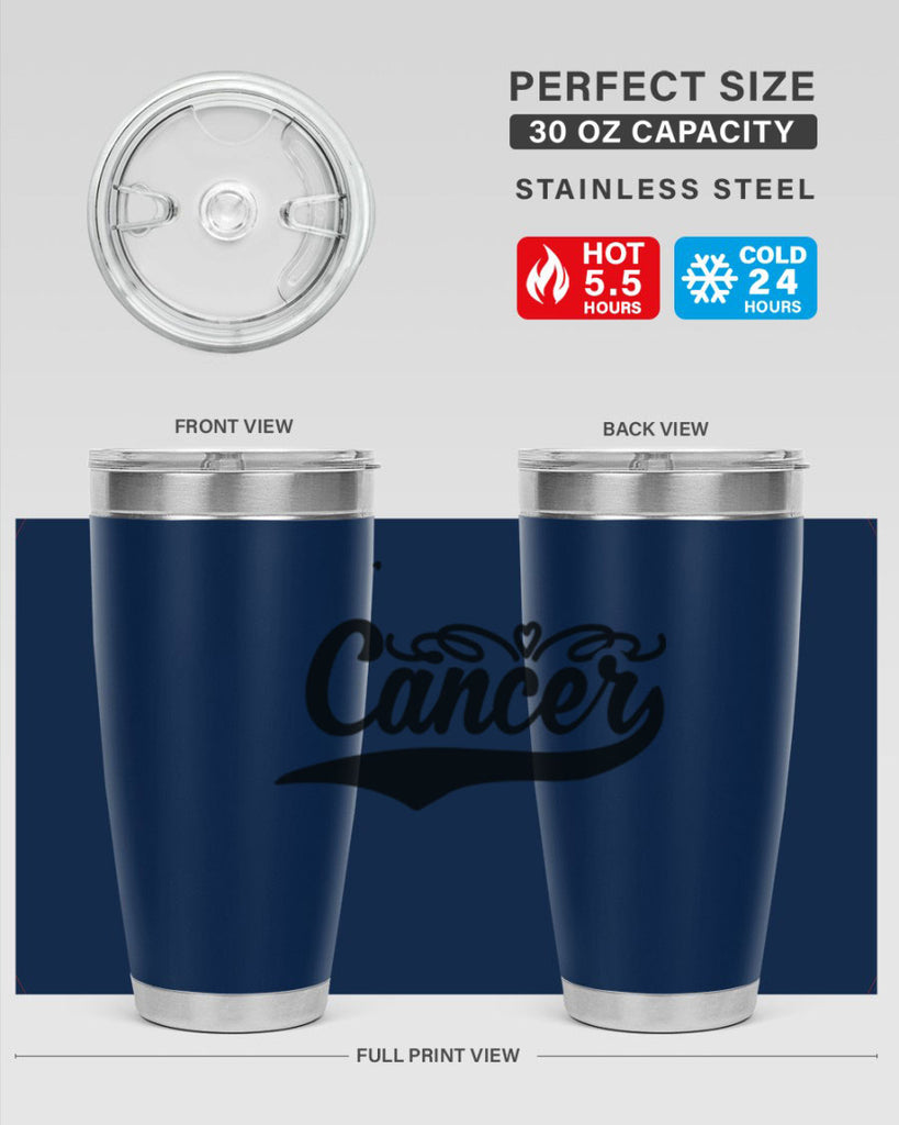 Cancer 155#- zodiac- Tumbler