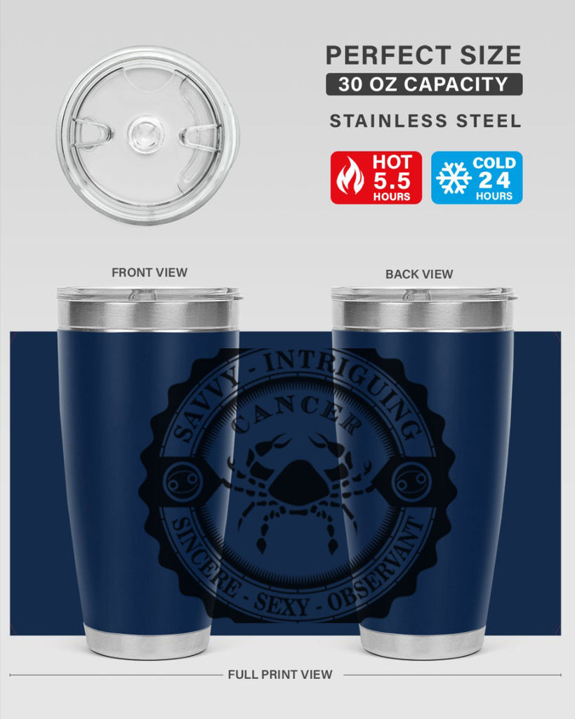Cancer 15#- zodiac- Tumbler