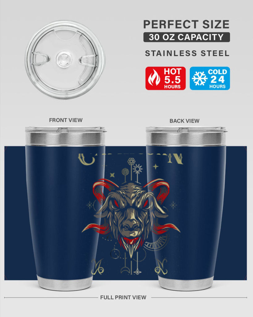 Capricorn 198#- zodiac- Tumbler