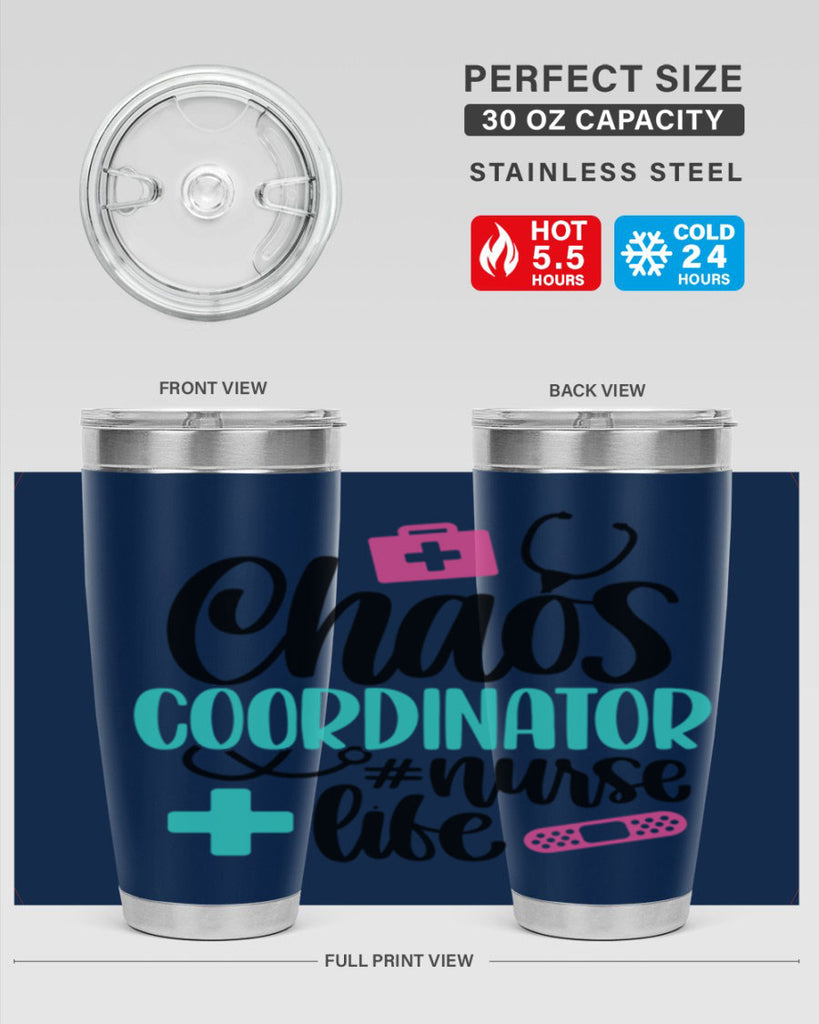 Chaos Coordinator Nurse Life Style Style 214#- nurse- tumbler
