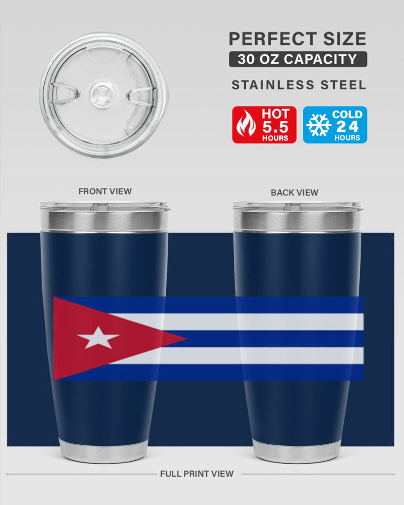 Cuba 154#- world flags- Tumbler